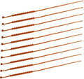 10pcs Orange Plastic Car Tire Chains by Sosoport