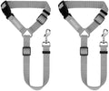 BWOGUE 2 Pack Dog Seat Belt for Car, Headrest Restraint Strap Set by BWOGUEPetHome
