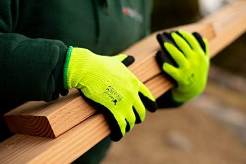 G & F 1516 Premium High Visibility Work and Gardening Gloves - Image 7