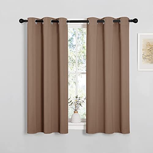 NICETOWN Cappuccino Blackout Curtains - Image 2