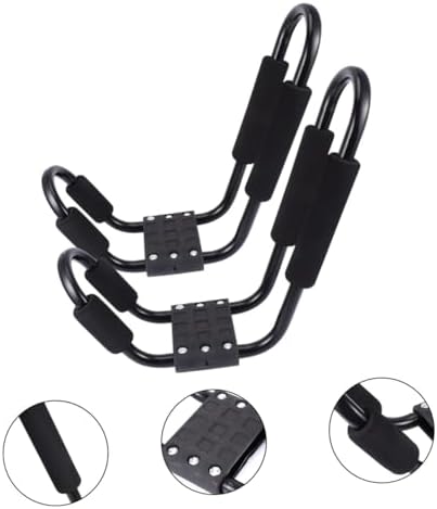 2 Pcs J Shaped Kayak Roof Rack for Canoe Snowboard Carrier - Image 6