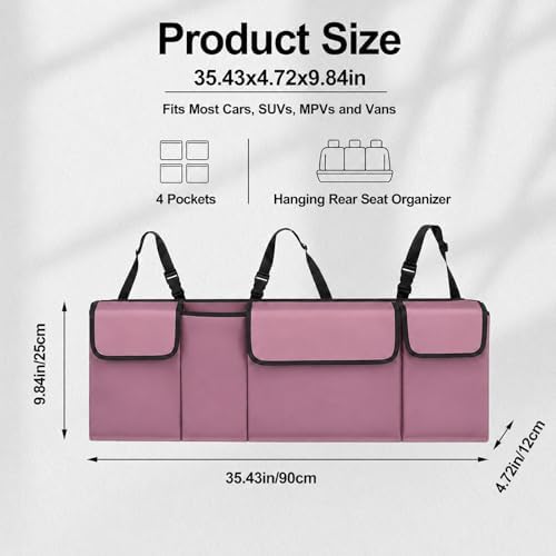 Car Trunk Organizer, Waterproof Backseat Hanging Large Storage - Image 4