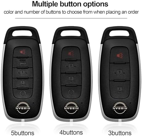 for Nissan Key Fob Cover 2026 2025 2024 2023 Car Key Case 5 Buttons Rogue - Image 6