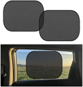 2 PCS Car Sun Shades, 17.3" × 14.4" Foldable Auto Sunshade Protector Rear by Unknown