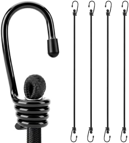 4-Piece 80 Inch Bungee Cords by HORUSDY