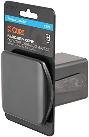 CURT 22181 Black Plastic Trailer Hitch Cover, Fits 2-Inch Receiver - Image 5