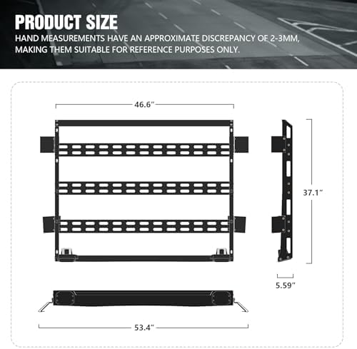 YZONA Bronco Half Short Roof Rack Rear Cargo Basket - Image 3