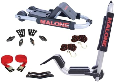 Malone Downloader Folding J-Style Universal Car Rack Kayak Carrier by Malone