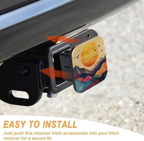 2" Trailer Hitch Cover Rubber Receiver Tube Cap Trailer Hitch Covers - Image 4
