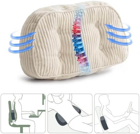 HIGOGOGO Lumbar Support Pillow for Recliner Chair/Accent Chair/Couch/Office - Image 2