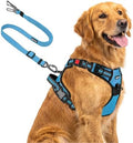 Joytale No Pull Dog Harness & Seat Belt, Easy On 3-Buckle, Sky Blue by Joytale