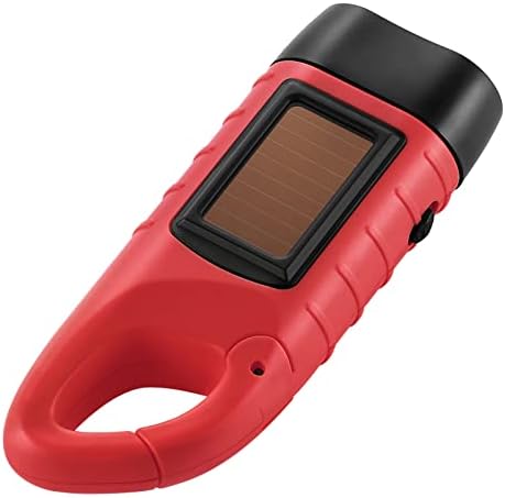 Simpeak 2-Pack Hand Crank Solar Powered LED Flashlight, Emergency Survival - Image 4