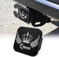 2 Inch Queen Crown Trailer Hitch Cover Rubber Receiver Tube Plug Cap, Tow Hitch by Unknown