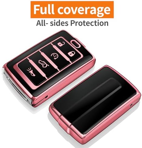 for Jeep Key Fob Cover with Keychain Soft Full Protection Key Shell Compatible - Image 3