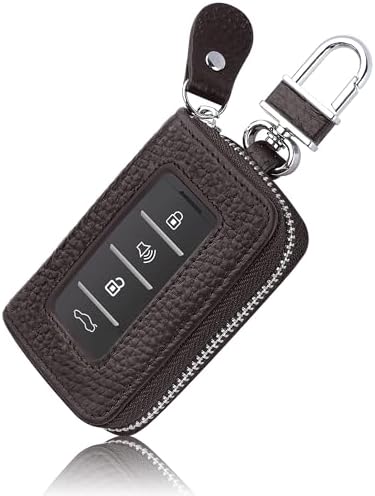 Car Key Fob Case for Replacing Old Key Fob Cover, Genuine Leather Car Key Case by OFBAND