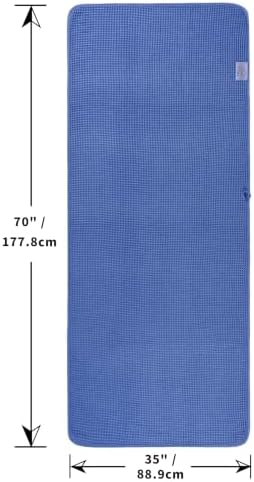 POLYTE 430 GSM Poly Blend Microfiber Waffle Bath Sheet XL Set, 35x70 in - Image 6