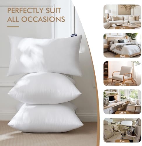 MIULEE 12x24 Pillow Inserts Set of 2, Throw Pillows - Image 6