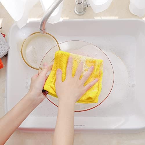 Homaxy 100% Cotton Waffle Weave Kitchen Dish Cloths 8-Pack - Image 4