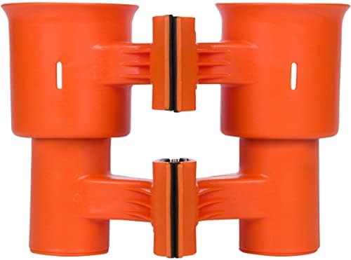 ROBOCUP, Patented Clamp On Boat Cup Holder |Multifunction Dual Drink Caddy - Image 5