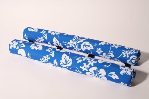 27" Roof Rack Pads Blue Floral by Vitamin+Blue