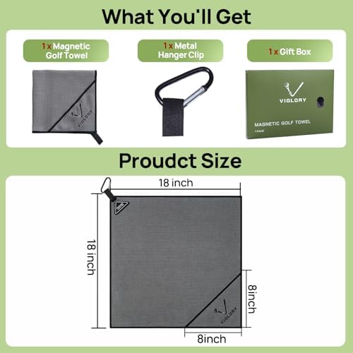 Magnetic Golf Towel 18"x18" - Image 6