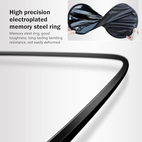 Shakas 2 PCS Side Window Shade, Heat-Insulating Sun-Proof Sight Protection Plate - Image 6