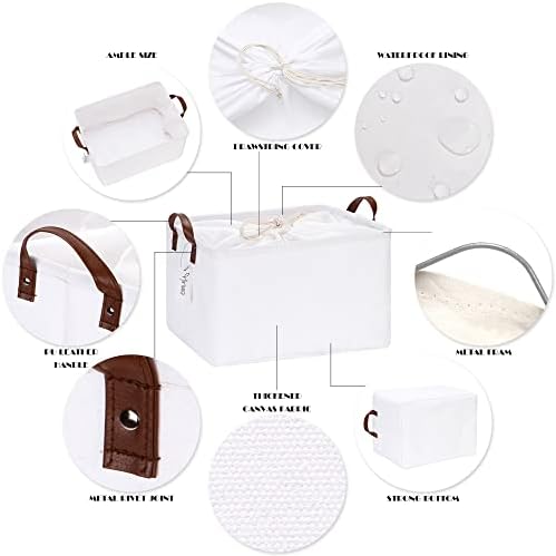 Hinwo 31L Large Canvas Storage Bin - Image 5