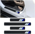 4PCS Tri-Color Door Sill Protectors, Carbon Fiber Door Threshold Protection by KITUREK