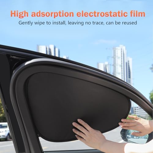 Shakas 2 PCS Side Window Shade, Heat-Insulating Sun-Proof Sight Protection Plate - Image 4