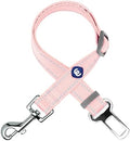 Blueberry Pet Essentials Pastel Color Reflective Dog Seat Belt Tether, Baby Pink by BlueberryPet