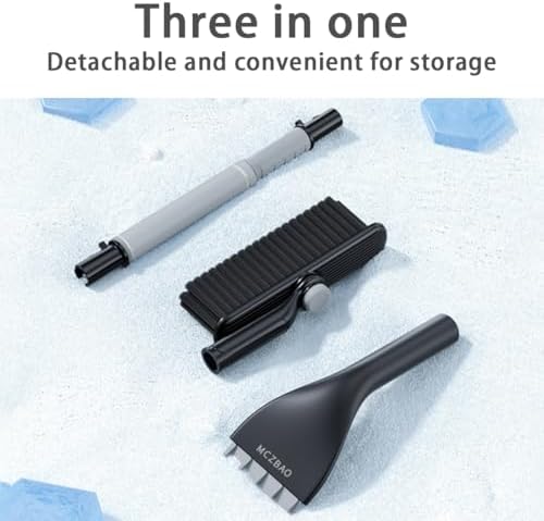 Mandark Car Windshield Snow Brush and Ice Scraper, Detachable Extendable - Image 4