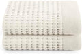 GILDEN TREE Waffle Hand Towels for Bathroom Quick Dry Large Luxury Lint Free by GildenTree