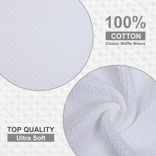 Kitinjoy 100% Cotton X‑Large 4-Pack Kitchen Towels - Image 2