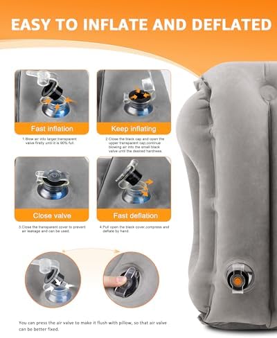 Sunany Travel Pillow, Upgraded Plane Pillow - Image 6