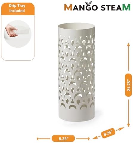 Mango Steam Tall Round Umbrella Holder 21.75 Inches Tall - Image 6