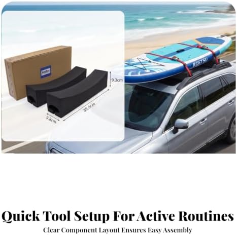 2 Pieces Secure Roof Rack Blocks, Style to 1 - Image 3