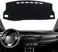 Dashboard Cover Dash Mat Fit for to-yota Corolla 2018-2014, Car Dash Board Mat by KEYOOG