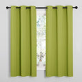 NICETOWN Fresh Green Laundry Room Blackout Curtains, 2 Panels by NICETOWN