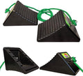 Goshen Sun- Heavy Duty Green Rubber Wheel Chocks by GoshenSun