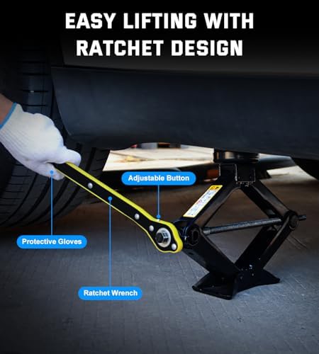Car Jack Kit 2.5 Ton Scissor Jack - Image 4