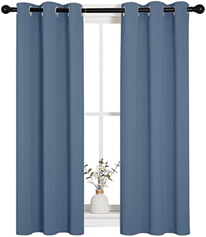 NICETOWN Thermal Insulated Curtains Blackout Draperies, Window Treatment Solid - Image 2
