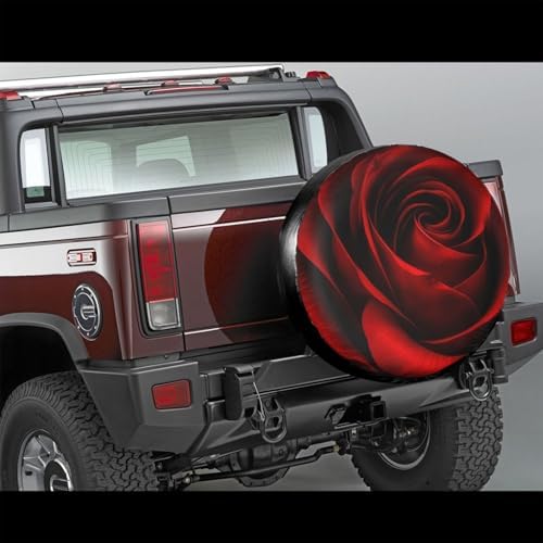 Spare Tire Cover，Rose Camper Spare Tire Cover Waterproof Sun Protection - Image 2