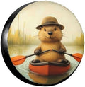 Beaver in The Lake Spare Tire Cover by TZBVTAU