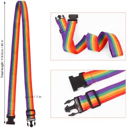 Luggage Straps Travel Belt Multiple Suitcases Connector, 2 Pack Multicolor - Image 3