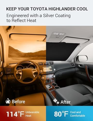Proadsy Custom Fit Car Windshield Sun Shade - Image 3