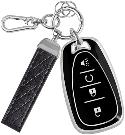 Rislobx Key Fob Cover Fit for Chevy Key, Car Key Case Protector for Volt Bolt by Rislobx