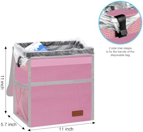 Femuar Leak Proof Car Trash Can - Image 3