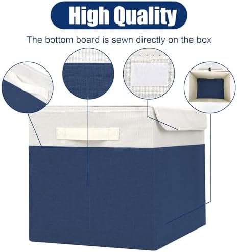 Bagnizer Large 42 Quarts Fabric Storage Bins - Image 4