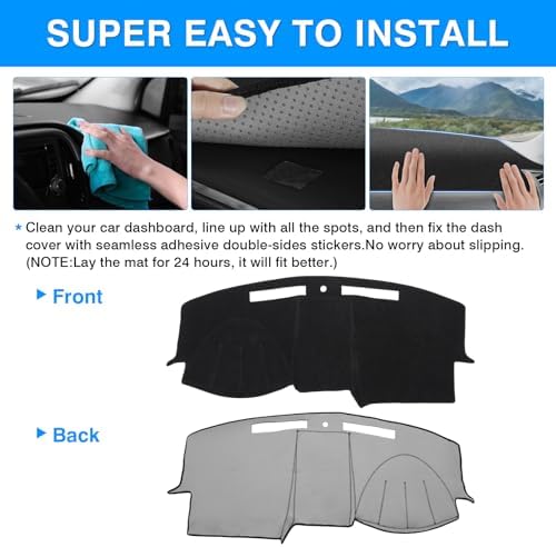 Autorder Dashboard Cover Mat for Chrysler 300 300C 2005-2010 Accessories Dash - Image 5