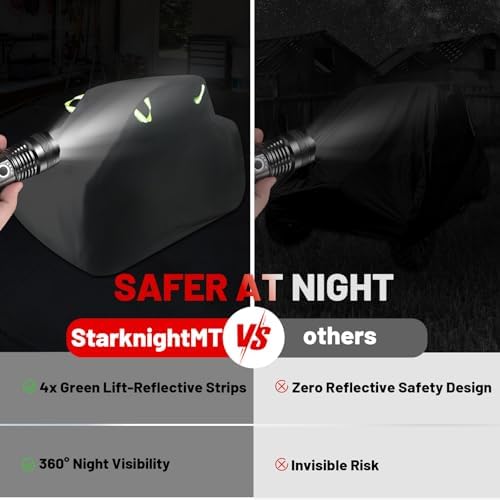 StarknightMT Heavy Duty 420D RZR UTV Cover 2-3 Seater 130" x 70" x 58" - Image 4